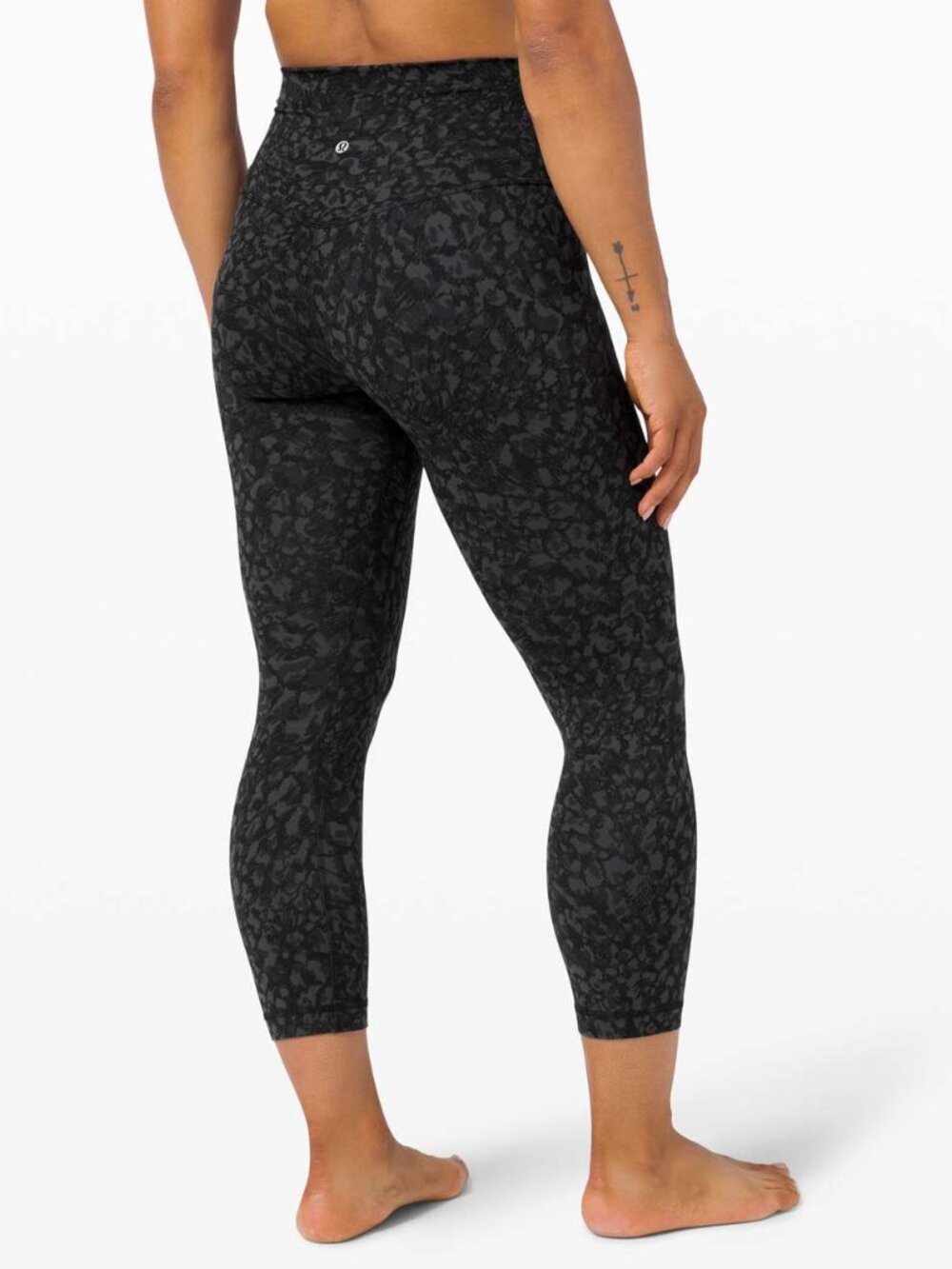 Lululemon Align Crop (21") - Formation Camo Deep Coal Multi